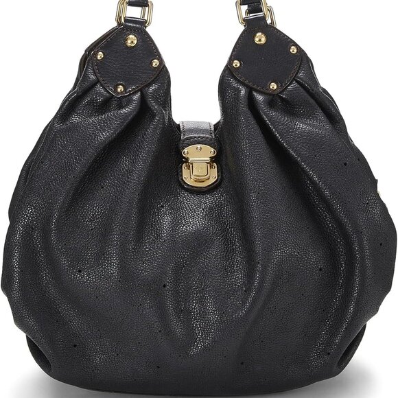 Louis Vuitton Pre-Loved Black Monogram Mahina Large, Black - Picture 1 of 4